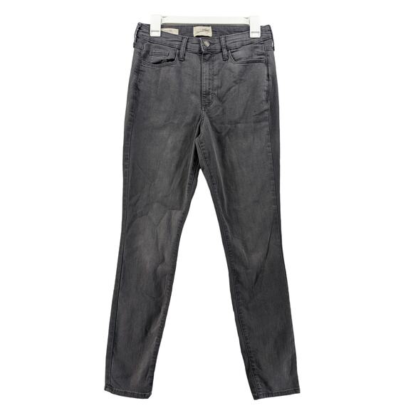 Universal Thread Jeans 8 Gray High Rise Skinny Women Casual Slim Fit Medium Wash - Picture 1 of 11